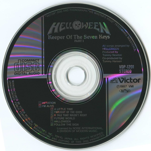 Helloween-Keeper of the Seven Keys, Pt. 1 (1987)