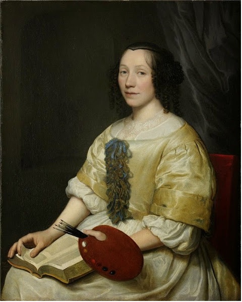 Автопортрет.  (1671). Автор: Мария ван Остервейк.